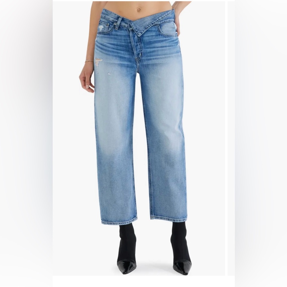Etica Neli Crossover Crop Jeans. Size 29. NEW without tags attached.